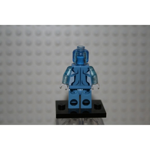 LEGO Electro Minifigure Marvel Super Heroes SH0105 Blue Excellent Condition - Picture 2 of 6